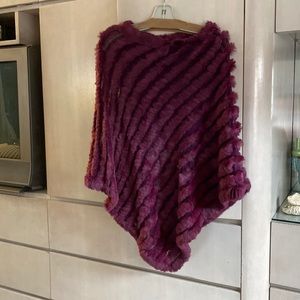 Fur poncho